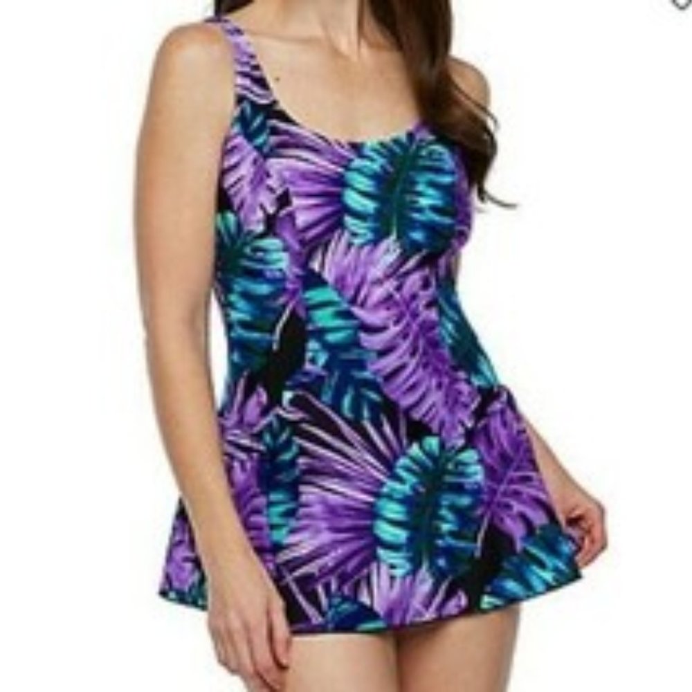 Swim Dress One Piece Swimsuit